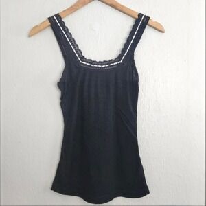 Free People Only You Tank in‎ Black Size medium